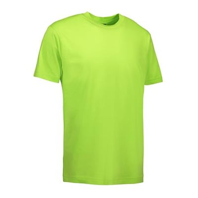 ID Identity Game T-shirt i limegrøn med rund hals og korte ærmer, størrelse M.