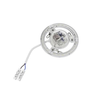 Ledvance LED-ring P på 12 W, model ML 83040 AC, set forfra med driver, ledning og stik.