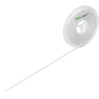 Wago hvid opmærkningsstrimmel på rulle, 50m længde og 11x0,4mm dimensioner til Topjobs rækkeklemmer.