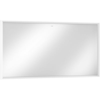 Hansgrohe Xarita E spejl, 1400x700mm, med integreret LED-lys og IR sensor, vist fra fronten.