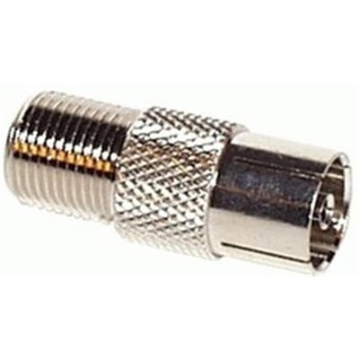 DKT Adapter FI863FM med F hun og IEC hun tilslutninger i metal.