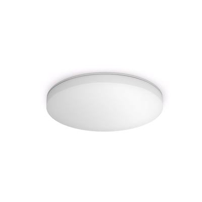 Steinel RS PRO R10 basic SC indendørs LED-armatur med lys opal diffusor og grå kant, 992 lm, 8,5w, 3000k.