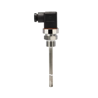 Danfoss MBT 5250 temperaturføler på hvid baggrund, viser den robuste konstruktion og 3/4" tilslutningsgevind.