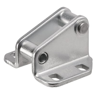 AMF 6847G-5 modhold i metal, vist fra siden med to monteringshuller i basen og et hængselled.