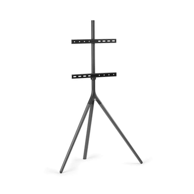 Stativets metaldele til montering af TV på One For All WM 7461 TV Stand, vist med VESA-beslag på hvid baggrund.