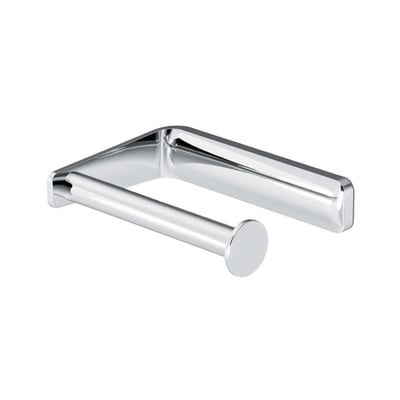 AM.PM Inspire V2.0 toiletpapirholder i krom med blank overflade på hvid baggrund, viser produktets design.