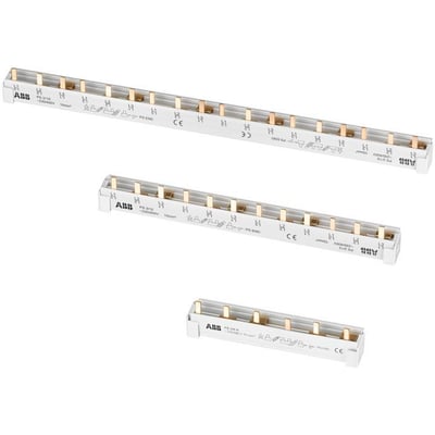 ABB PS-4/12, L1-L2-L3-N sløjfeskinner til 10mm² ledere, der passer til S200, F200 og DS200.