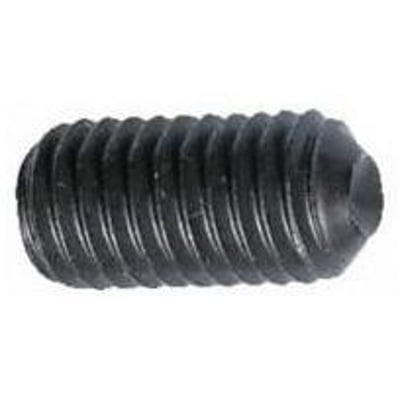 Unbrako M16x30 MSP grubeskrue med indvendig 6-kant og kraterfinish i sort metal.