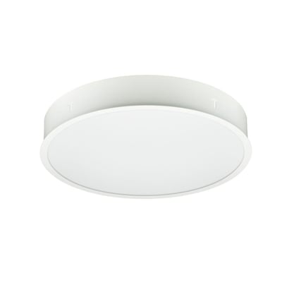 Philips Lighting TrueCircle indbygningsarmatur, rundt og hvidt med en diameter på 500 mm og 3700 lumen.