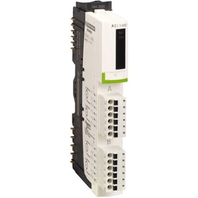 Schneider Electric STN kit med 8 analoge indgange til 4-20 mA strømsignaler, med 15 bits opløsning.