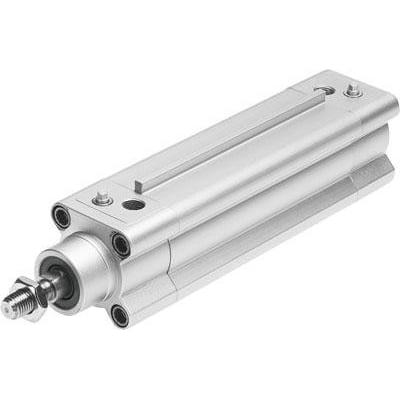 Festo standard cylinder DSBF-C-63-160-PPVA-N3-R i aluminium med 63mm stempeldiameter og 160mm slaglængde.