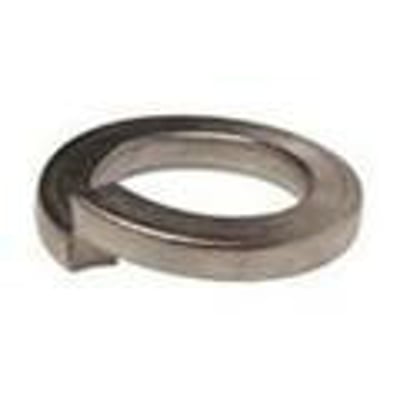 Nærbillede af S + P fjederskive form B, DIN 127 A4 med 6,1 mm diameter, fremhæver splittens design.