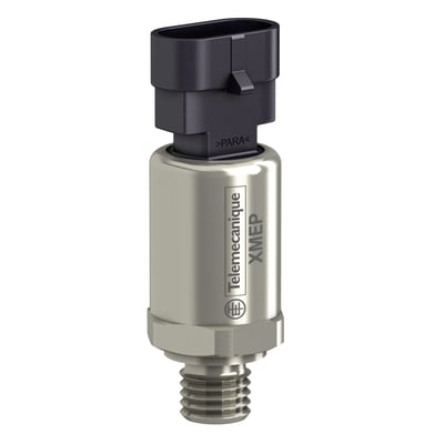 Schneider Electric tryktransmitter XMEP med G1/4A gevind og AMP konnektor, beregnet til 0-250 bar tryk.