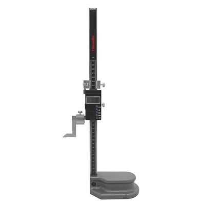 Diesella digital højdemåler til 0-300 mm med 0,01 mm præcision og ridsearm i hårdmetal.