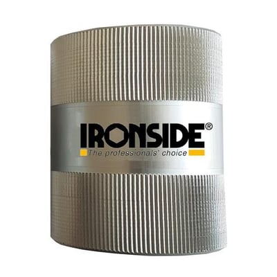 Ironside rørafgrater til rør på 8–35 mm, vist som et sølvfarvet, cylindrisk værktøj med riflet overflade.