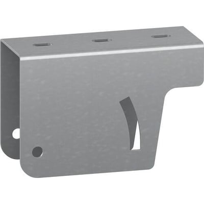 Lauritz Knudsen justerbar CLX3 loftfæste FZS lavet af galvaniseret stål med monteringshuller og udskæring forjustering.