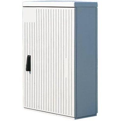 Fibox gadeskab STC 1445-1125 uden sokkel, fremstillet i korrosionsbestandigt, UV-resistent, temperaturbestandigt og dobbeltisoleret polyester med IP44 tæthedsklasse.