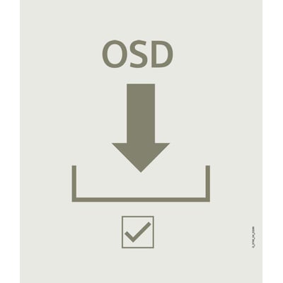 Siemens Simatic Wincc Runtime Advanced V17 symbol med pil der peger ned mod en download-boks og et flueben.