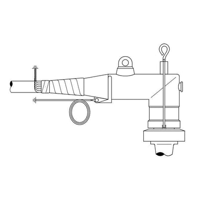 3M berøringssikker vinkel-stik 93-EE895-4MC, 400A konus B, til 24/12kV kabler 25-70/50-95 mm², vist som teknisk tegning.