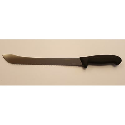 Giesser isoleringskniv på 280 mm med savtakket klinge og sort ergonomisk håndtag, vist på neutral baggrund.