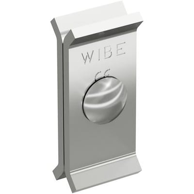 Afstivning 46 FZV, varmgalvaniseret, med Wibe logo og rund udskæring til befæstigelse, passer til KHZV og KHZPV kabelstiger.