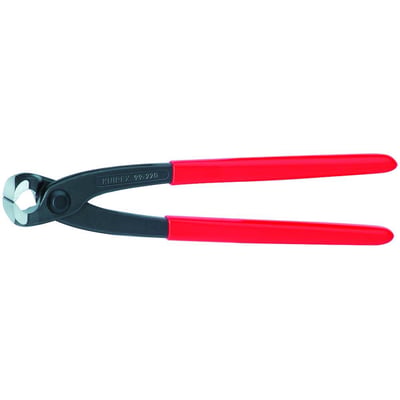 Knipex bindetang 9901, 250 mm, med røde plastisolerede greb og synlig Knipex logo på det sorte hoved.