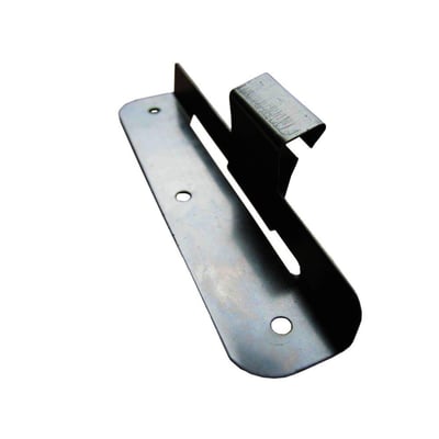 Glidehafte i rustfrit stål med 70 mm længde, 25 mm falshøjde og 55 mm glidemål, velegnet til kystnære områder.