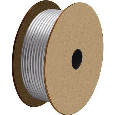 Festo Trykluftslange PUN-4X0,75-SI-500 i sølv på en træspole, perfekt til QS stikforbindelser.
