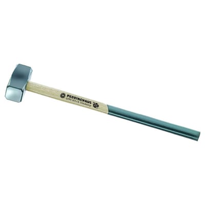 Peddinghaus mukkert på 5000g med et 800mm askeskaft, vist frem på hvid baggrund.