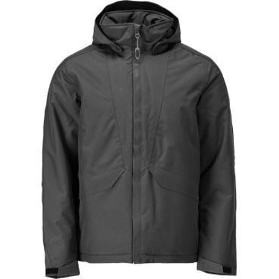 Mascot sort vinterjakke i størrelse XS med aftagelig hætte og lynlåslukning. Jakken har to forlommer og reflekseffekter.