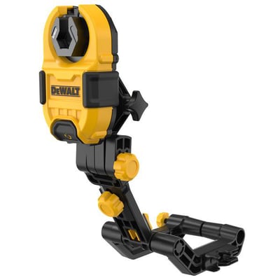 DeWalt Impact Connect møtrikspænder i gul og sort, designet til slagskruetrækkere, med justerbare led og et sekskantet hoved.