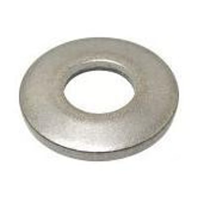 6 mm A2 fjederskive i rustfrit stål, DIN 6796 standard, vist på hvid baggrund med en jævn, metallisk overflade.