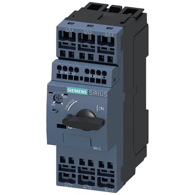 Siemens SIRIUS 3RV2 motorværn i størrelse S0 med fjederterminaler, indstillingsområde 0,7-1A.