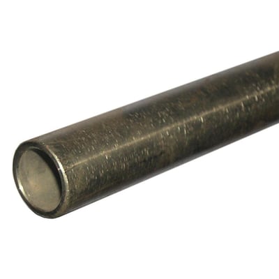 S. rør ISO light, 1 1/2'', EN10255-l2, med 48,3 mm ydre diameter og 6 meter længde, vist på hvid baggrund.