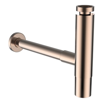 Laufen pungvandlås i rosegold PVD finish, 1 1/4" x 32 mm, med en bredde på 360 mm og en elegant bronzeoverflade.