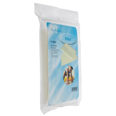 Nordic Quality FI 3003 universal filtersæt med microfilter og motorfilter, pakket i klar plastemballage.