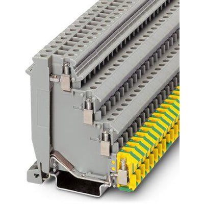 Phoenix Contact Viok 1,5 rækkeklemme i grå med 4 etager og skruetilslutning, passer til 0,2-4 mm² ledninger.