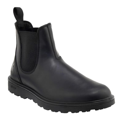 Sort Carhartt Greenfields 2 chelsea støvle i størrelse 37 med elastiske sidepaneler og grov sål.