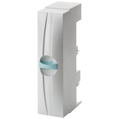 Siemens skinnesystem Fors 3P, 3-polet til 60mm skinner, lavet af hvid plast og 54mm bredt.