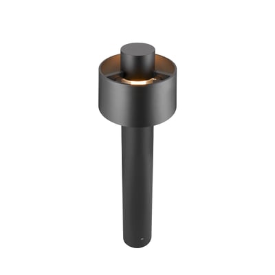 SLV Photoni cyl 75 udendørs pullert i sort aluminium med E27 fatning, 750 mm høj.