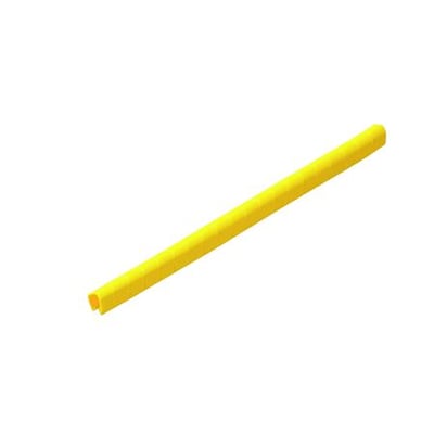 Weidmüller ledningsmærke CLI O 10-3 GE/SW 2 MP i gul PVC med sort print "2", til ledninger 0.4-1.5mm² og Ø 2-3mm.