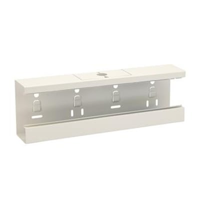 Schneider Electric T-stykke WGX-S TSU i hvid RAL 9010, med dimensioner 130x72x400 mm, vist fra siden.