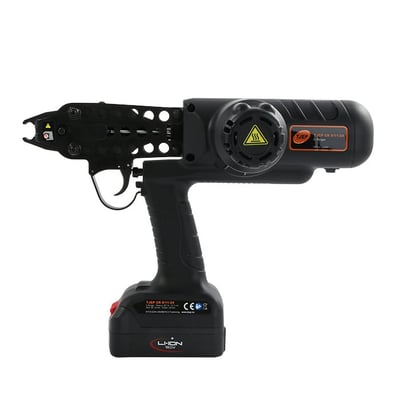Tjep CR8/11-24 C-ringtang med 18V batteri, egnet til 8-11 mm emnetykkelse til hegn og bure.