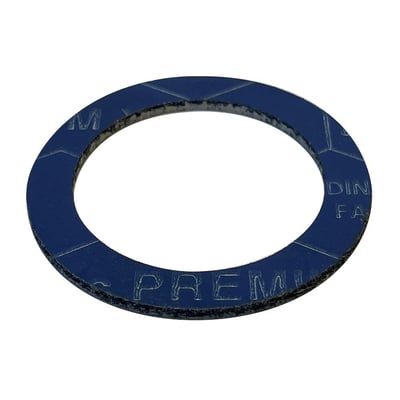 Tubman premium pakning i blå farve, 3/4" størrelse med påtrykt 'PREMIUM' og 'DIN'.