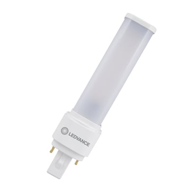 Ledvance DULUX LED-rør i hvidt med G24d-3-sokkel, 9 W og lysfarve 865 til 230 V.