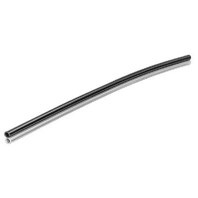 Festo DUO trykluftslange PUN 6X1 DUO i sølvfarve, 6mm udvendig diameter, ligger bøjet på hvid baggrund.