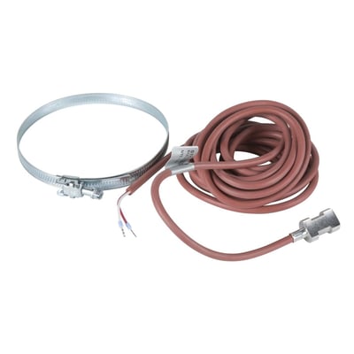 Schneider Electric STC510-200 påspændingsføler med 2m kabel og metalspænde til rør op til Ø90mm.