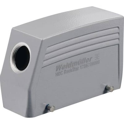 Weidmüller HDC Industristik Kabelhus, størrelse 8, med sideindgang til PG29 kabel og tydelig mærkning.