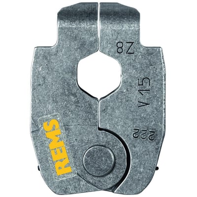Rems pressring V 15 S (PR-2B) fremstillet af hærdet stål, med synligt Rems logo og mærkning V 15 222.