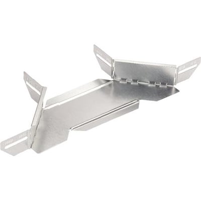 Schneider Electric T-afgrening til ZM kabelbakker i Zinc+ finish, 400x60 mm og 1 mm tykkelse.